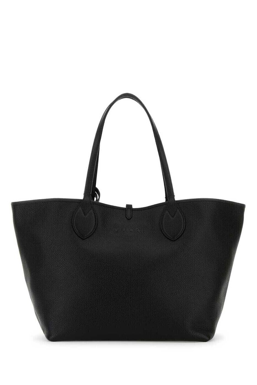 Gucci Totissima large reversible tote bag grainy black leather
